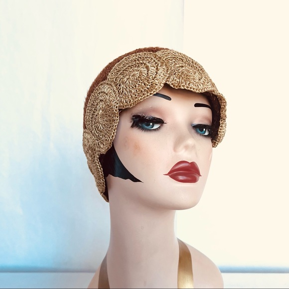 Roman Keflay Hand Crochet 20’s Style Hat - Picture 3 of 16